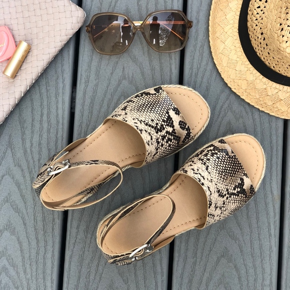 HELLO SPRING Comfy Espadrilles - SNAKE PRINT - Picture 5 of 8